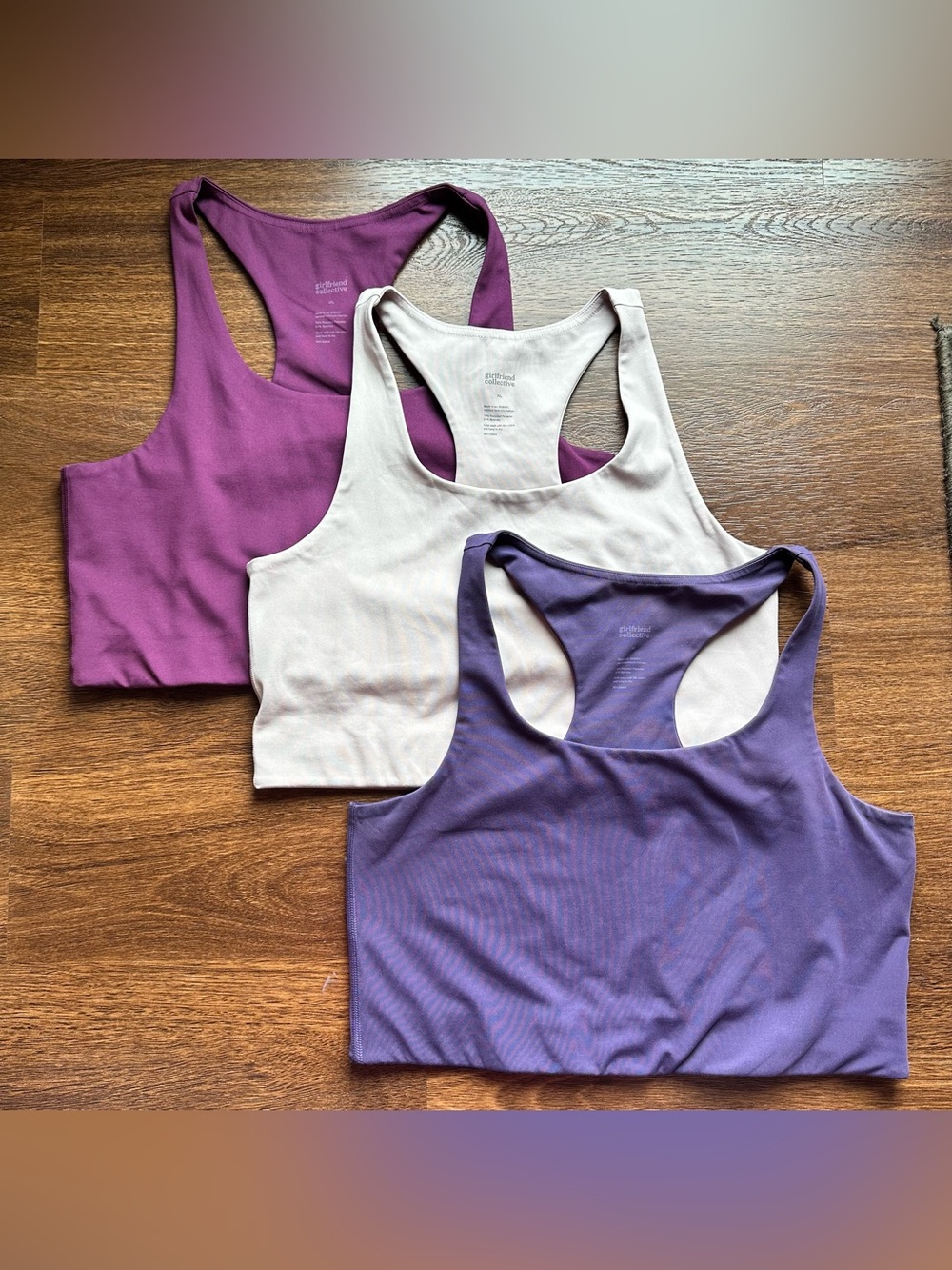 girlfriend collective Paloma Racerback Bra Bundle XL